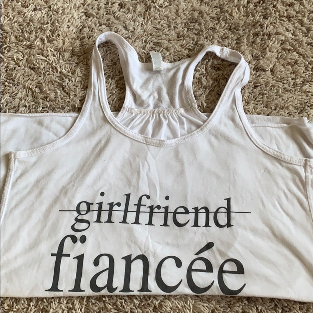 Fiancé tank top